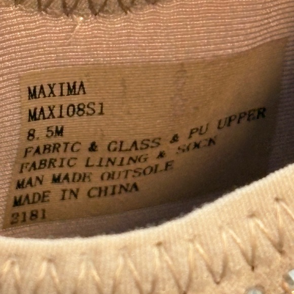 Steve Madden Women's Maxima Knit Rhinestone Fashion Sneaker Size 8.5 - Picture 6 of 7